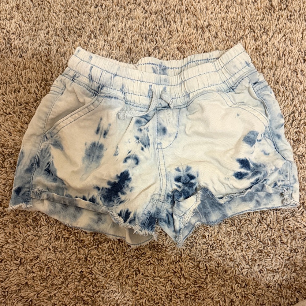 Cat & Jack Blue Tie-Dye Kids Shorts